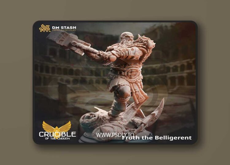 Froth the Belligerent – 3D Print Model 1 Froth the Belligerent – 3D Print Model