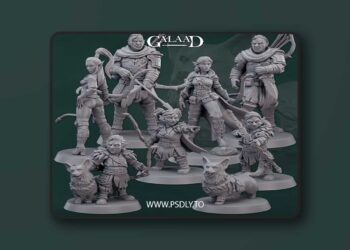 Galaad Miniatures – Rangers release – 3D Print Model STL