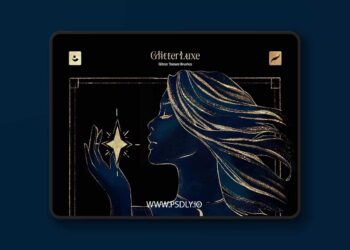 Glitter Texture Procreate Brushes