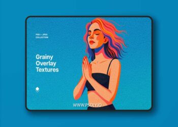 Grainy Paper Overlays for Photoshop