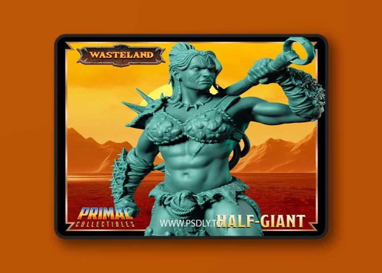 Half Giant Female – 3D Print Model 1 Half Giant Female – 3D Print Model