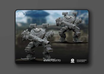 Human Defence Force – Tactical Titan Walker – 3D Print Model