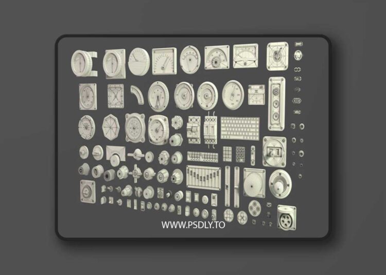 Industrial Kitbash 2 – 105 Pieces 1 Industrial Kitbash 2 – 105 Pieces