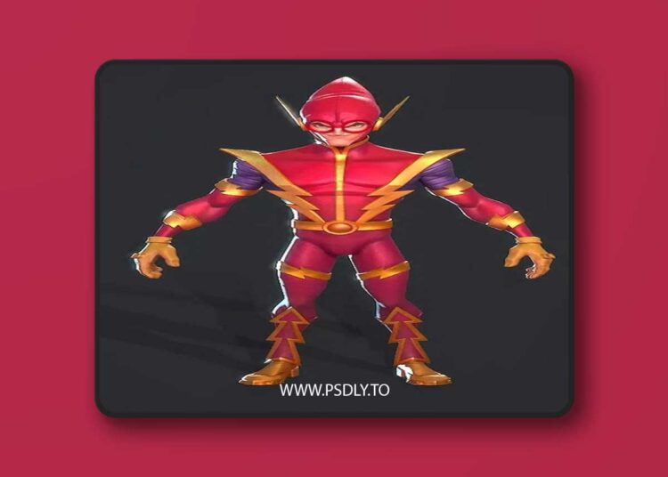 Johnny Quick Low-poly 3D Model 1 Johnny Quick Low-poly 3D Model