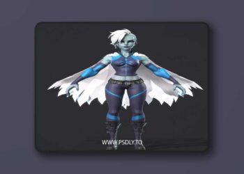 Killer Frost Low-poly 3D Model