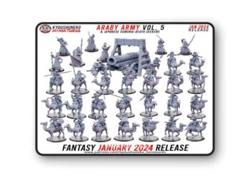 Kyoushuneko Miniatures – January 2024 – Araby Army Vol.5 – 3D Print Model