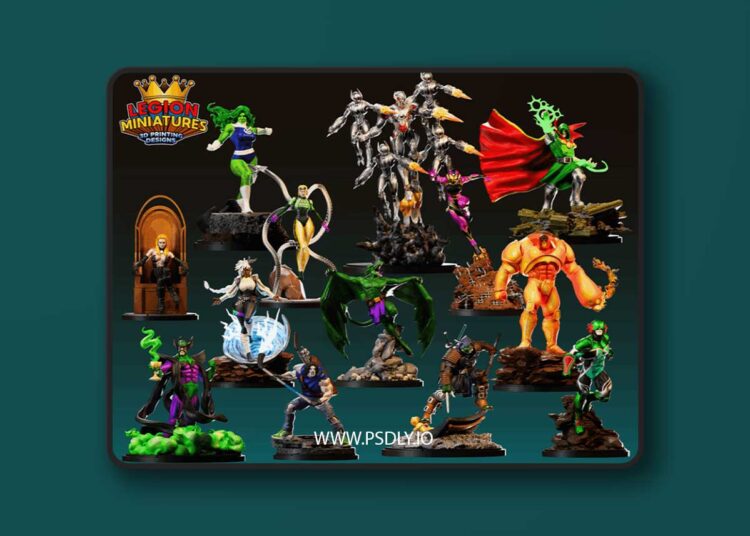 Legion Miniatures – Pack 50M – July 2025 – 3D Print Model 1 Legion Miniatures – Pack 50M – July 2025 – 3D Print Model