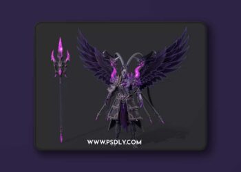 Lu Bu Low-poly 3D Model