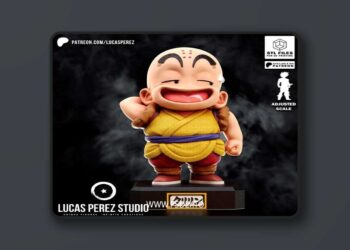 Lucas Perez – Dragon Ball – Krillin Kid – 3D Print Model STL
