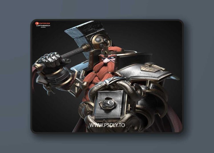 Luftmensch Studio – Magni Bronzebeard – 3D Print Model 1 Luftmensch Studio – Magni Bronzebeard – 3D Print Model