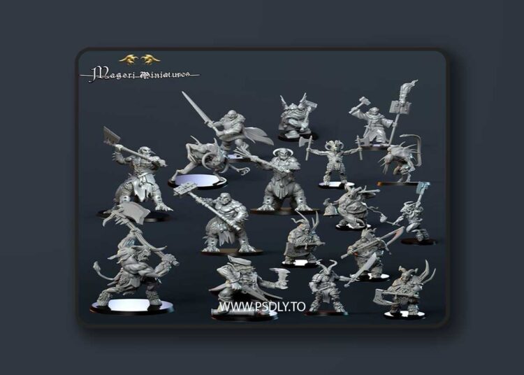 Magori Miniatures August 2025 – 3D Print Model STL 1 Magori Miniatures August 2025 – 3D Print Model STL