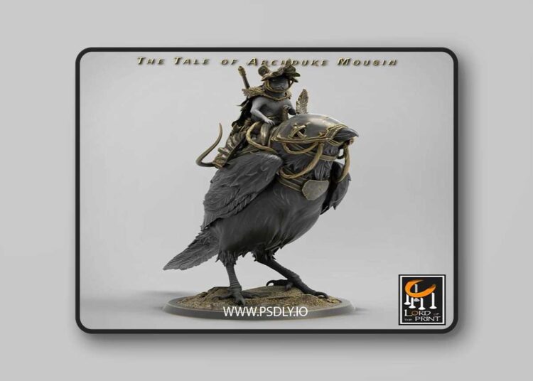 Magpie Perch – 3D Print Model STL 1 Magpie Perch – 3D Print Model STL