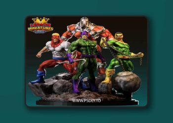 Marvel Crisis Protocol – Wrecking Crew – 3D Print Model STL