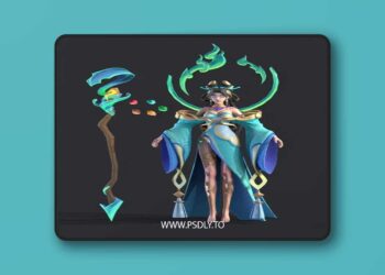 Mother Nuwa Low-poly 3D Model