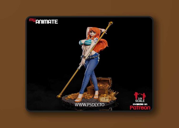 MyAnimate – One Piece – Nami – 3D Print Model STL 1 MyAnimate – One Piece – Nami – 3D Print Model STL