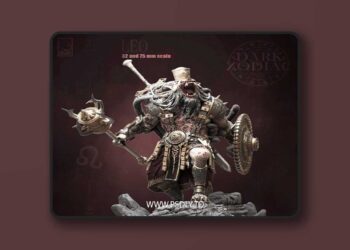 Necropunks Miniatures – LEO – 3D Print Model