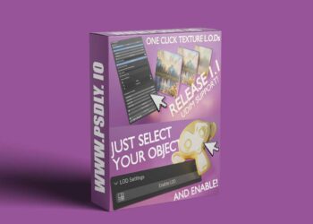 One Click Texture L.O.D - Udim Support V1.1 for Blender