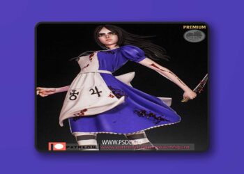 Peach Figure – Alise Madness Returns – 3D Print Model