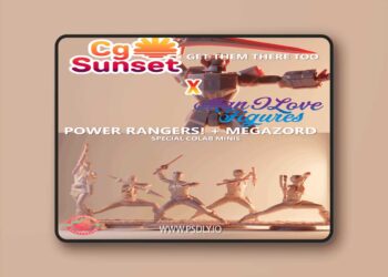 Power Rangers and Megazord – 3D Print Model