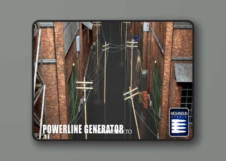 Powerline Generator (5.1 – 5.6) for Unreal Engine 1 Powerline Generator (5.1 – 5.6)