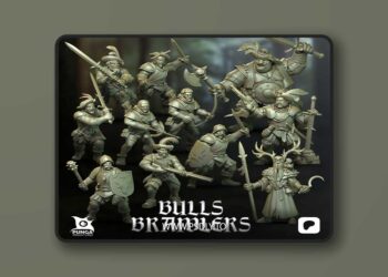 Punga Miniatures – Bulls Brawlers – 3D Print Model
