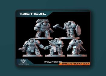 Puppetswar Miniatures – Breachers Tactical – 3D Print Model