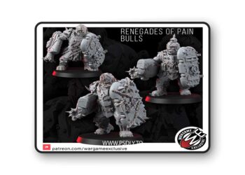 Renegade of Pain – Bulls – 3D Print Model
