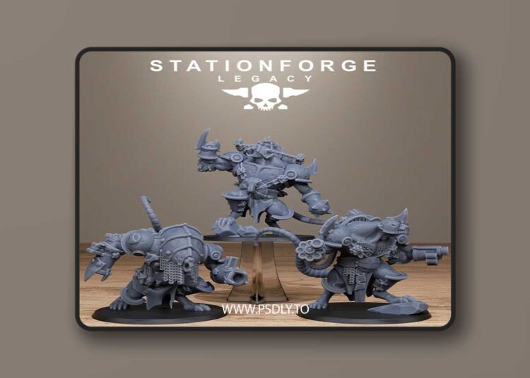 Rotfang Mega Rats – 3D Print Model 1 Rotfang Mega Rats – 3D Print Model