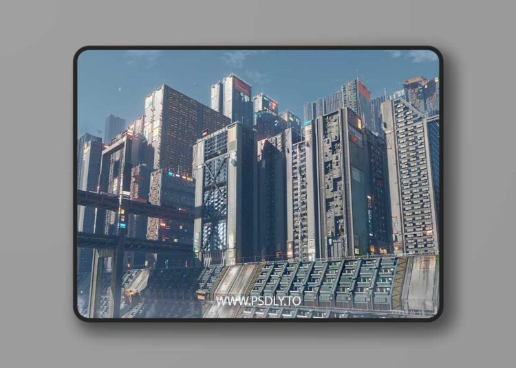 Sci-Fi Cityscape Kitbash – Residential 1 Sci-Fi Cityscape Kitbash – Residential