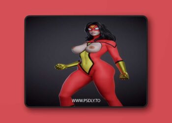 Shadaloo Studios – Spider-Woman NSFW – 3D Print Model