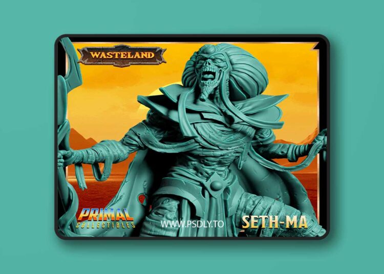 Sorcerer King – Seth-Ma – 3D Print Model 1 Sorcerer King – Seth-Ma – 3D Print Model