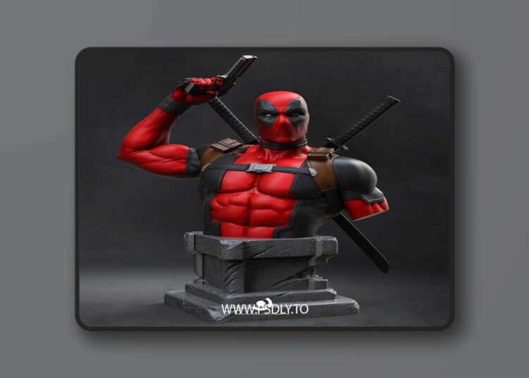 Stalyn Quito – Deadpool Bust – 3D Print Model STL 1 Stalyn Quito – Deadpool Bust – 3D Print Model STL