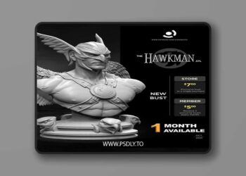Stalyn Quito – Hawkman Bust – 3D Print Model STL