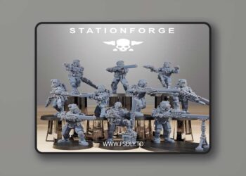 Station Forge – Scavenger Security Patrol – 3D Print Model