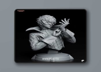 Tanuki Figures – Joker Persona Bust – 3D Print Model STL