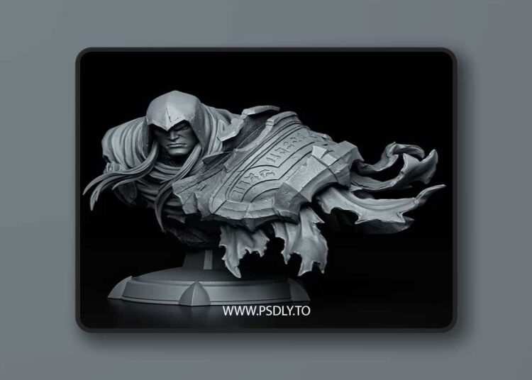 Tanuki Figures – War Bust – 3D Print Model STL 1 Tanuki Figures – War Bust – 3D Print Model STL