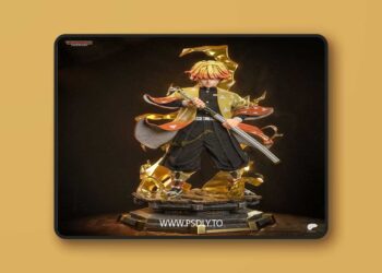 Tanuki Figures – Zenitsu Fullsize – 3D Print Model STL