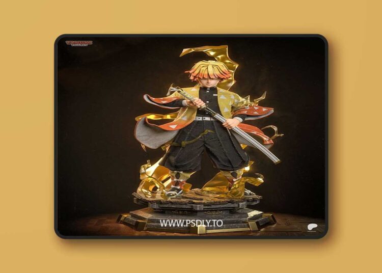 Tanuki Figures – Zenitsu Fullsize – 3D Print Model STL 1 Tanuki Figures – Zenitsu Fullsize – 3D Print Model STL