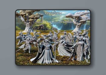 The Printing Goes Ever On – Tales of the Radiant Shores – January 2025 – 3D Print Model