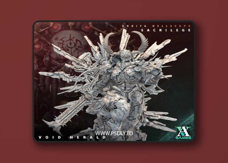 The Void Herald – 3D Print Model 1 The Void Herald – 3D Print Model