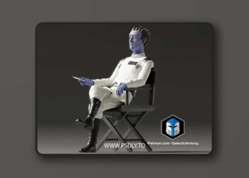 Thrawn Figure – Death Stick Break – 3D Print Model STL