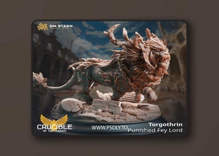 Torgothrin – Punished Fey Lord – 3D Print Model 1 Torgothrin – Punished Fey Lord – 3D Print Model