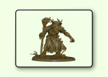 Vaelgor the Hollow Root Druid of the Withered Bloom 3D print Model