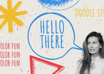 Colorful Sketch Speech Intro