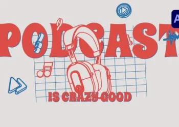 Videohive - Duotone Outline Podcast Intro - 60097504