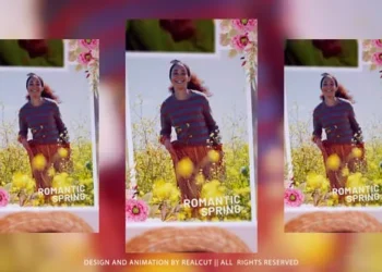Videohive - Vertical Romantic Spring - 60172340