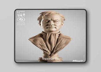WICKED – Invisible Man Bust Portrait – 3D Print Model STL