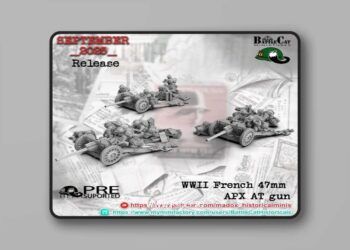 WWII French APX AT gun – 3D Print Model STL