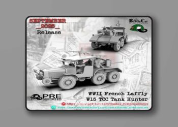 WWII French laffly W15 TCC Tank Hunter – 3D Print Model STL