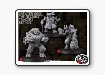 Wargame Exclusive – Greater Good the Necrocity Black Traders Retinue – 3D Print Model